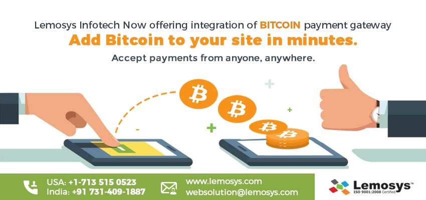 Bitcoin Payment Gayetway Integration with Lemosys Company