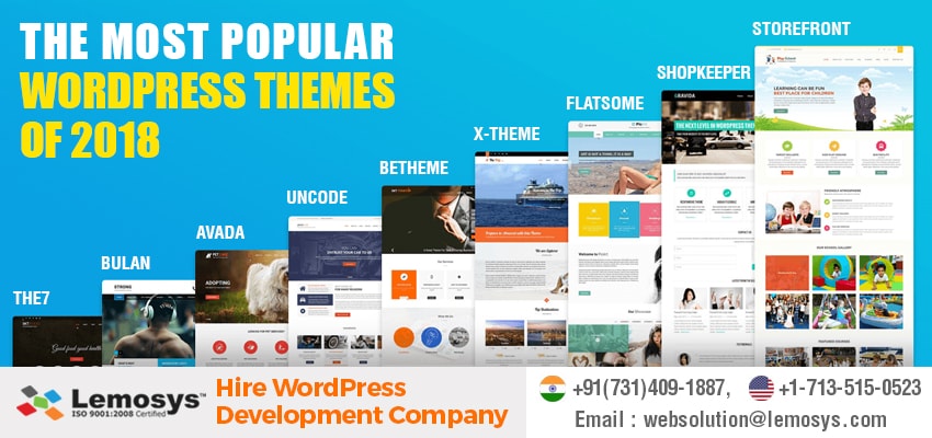 2018 Top 10 WordPress Theme