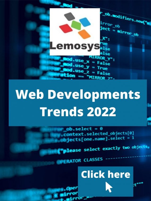 Web Developments Trends 2022